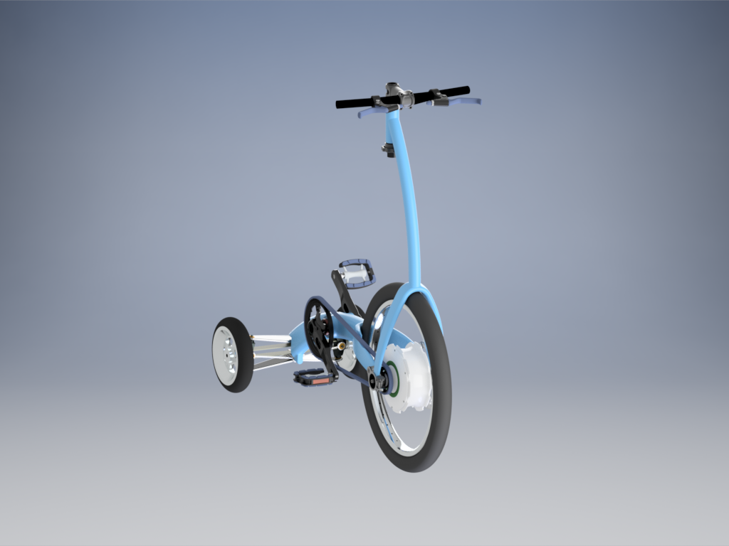 Folding City Trike-electric